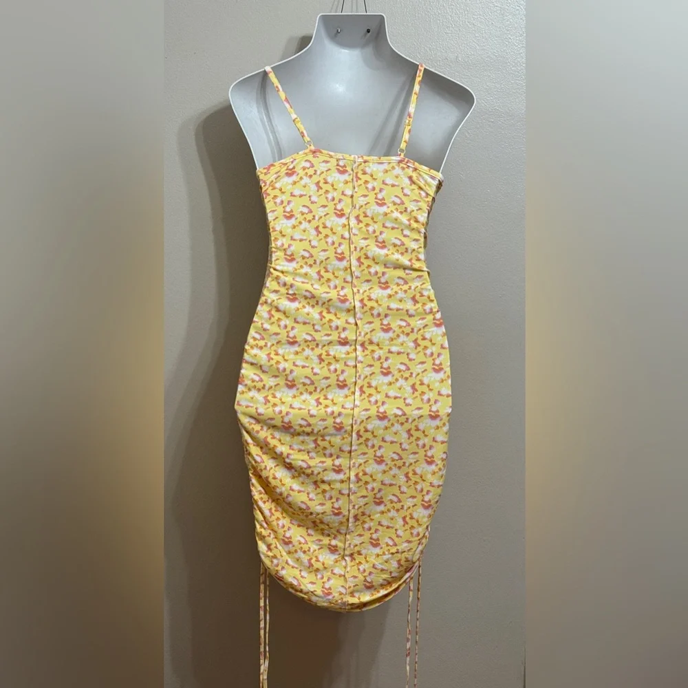 Almost‎ Famous Yellow Floral Midi Dress